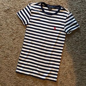 Ralph Lauren striped, short sleeve shirt